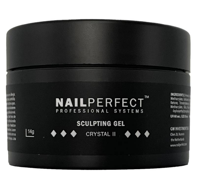 NailPerfect Haargel NailPerfect LED/UV Sculpting Gel Crystal II 14gr von NailPerfect