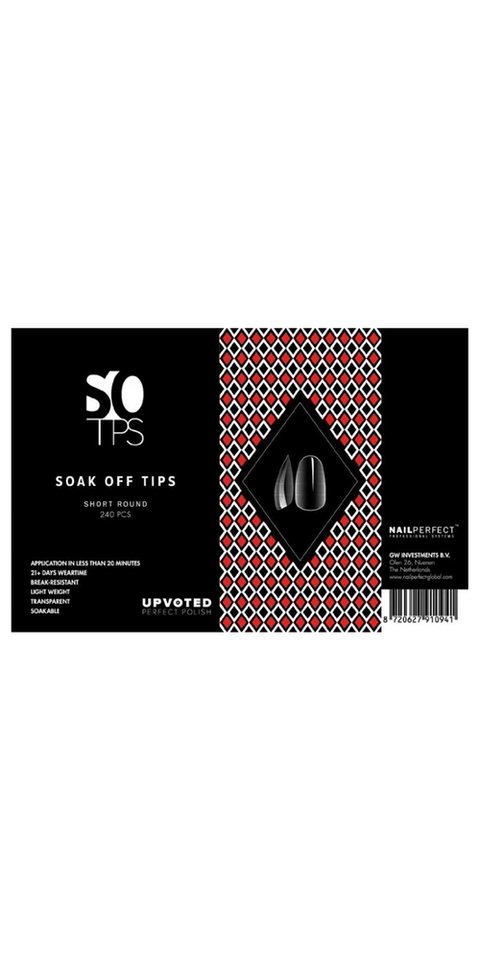NailPerfect Haargel NailPerfect UPVOTED Soak Off Tips Short Round 240st NailPerfect Haargel NailPerfect UPVOTED Soak Off Tips Short Round 240st von NailPerfect