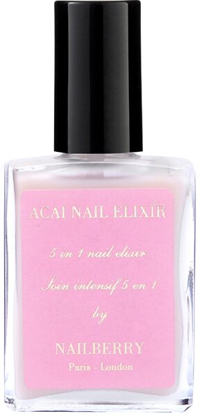 Nailberry Nail Care Acai Nail Elixir / Rose Scented 5 In 1 Nail Treatment 15 ml von NAILBERRY