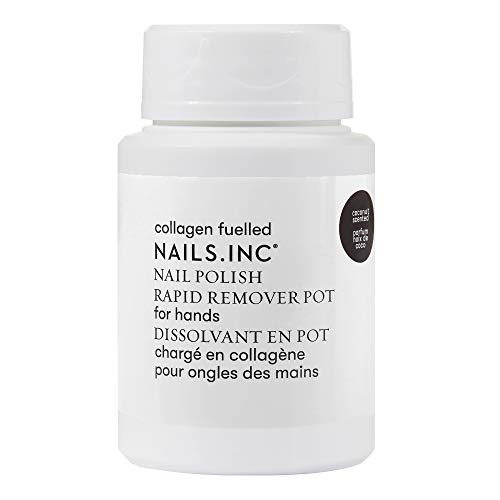 Nails Inc Powered By Collagen Express Nail Polish Remover Pot,no colour von Nails Inc