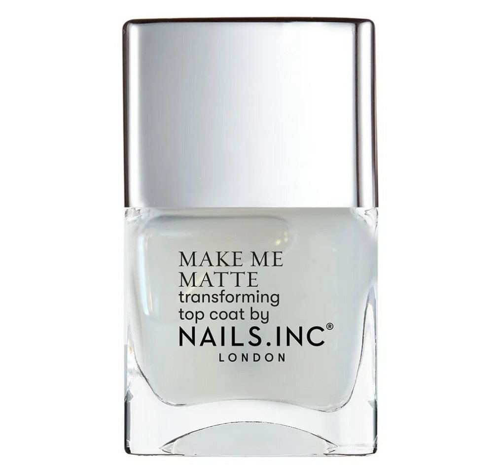 Nails Inc Überlack Better On Top Make Me Matte (transformierender Überlack), 14 ml von Nails Inc