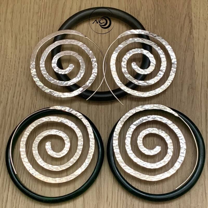 Große Spiralohrringe Große Spiralohrringe von Naimagioielli