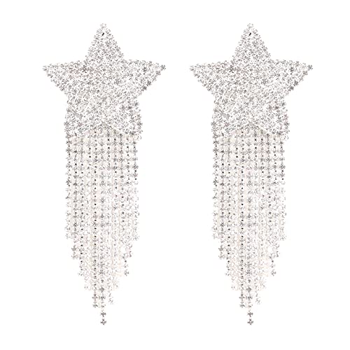 Naimo Damen Sexy Nippel Cover Glänzenden Strass Brustwarzenabdeckung Selbstklebend Wiederverwendbare Nippelpads Brust Pasties BH Nippelabdeckung mit Quasten Naimo Damen Sexy Nippel Cover Glänzenden Strass Brustwarzenabdeckung Selbstklebend Wiederverwendbare Nippelpads Brust Pasties BH Nippelabdeckung mit Quasten von Naimo