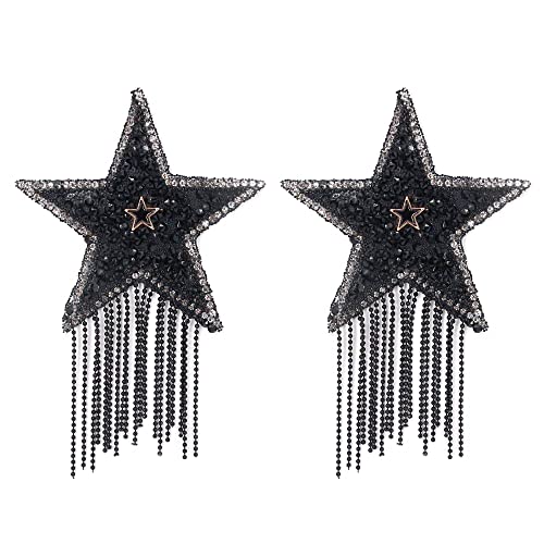 Naimo Damen Sexy Nippel Cover Glänzenden Strass Brustwarzenabdeckung Selbstklebend Wiederverwendbare Nippelpads Brust Pasties Stern Nippelabdeckung mit Quasten Naimo Damen Sexy Nippel Cover Glänzenden Strass Brustwarzenabdeckung Selbstklebend Wiederverwendbare Nippelpads Brust Pasties Stern Nippelabdeckung mit Quasten von Naimo