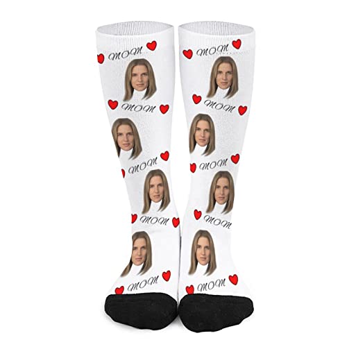 Naispanda Neuheitssocken mit Foto Personalisiert Foto,Unisex-Socken für Mama Geburtstag,Muttertag Originelle Geschenke von Naispanda