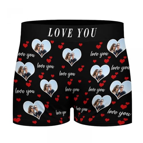 Naispanda Personalisierte Boxershorts für Männer, Personalisierte Geburtstags Gesichts Boxershorts, Personalisierte Gesichts Unterwäsche mit Gesichtsfoto, Individuelle lustige Geburtstagsgeschenke von Naispanda