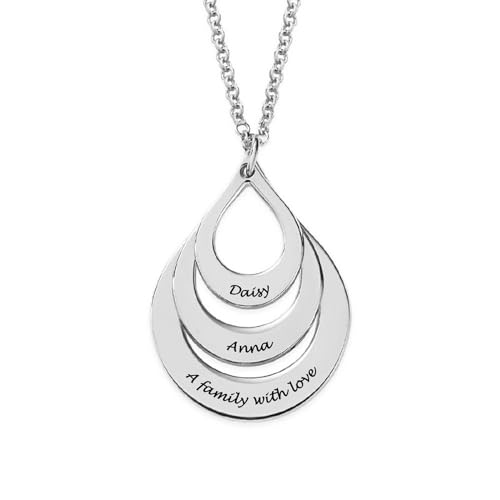 Naispanda Personalisierte Halskette aus Sterlingsilber mit Namenstext, Personalisierte Namenskette für Frauen, individueller zierlicher Anhänger, Geschenk, Personalisierter Zierlicher Anhängerschmuck von Naispanda