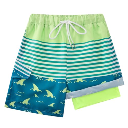 Jungen-Badeshorts mit Kompressionsfutter Kinder Badeshorts Boy Stretch SwimShorts Schnell trocken 2 in 1 Strand Badeanzug Schwimmen Badeanzug Jungen-Badeshorts mit Kompressionsfutter Kinder Badeshorts Boy Stretch SwimShorts Schnell trocken 2 in 1 Strand Badeanzug Schwimmen Badeanzug von Naiyafly