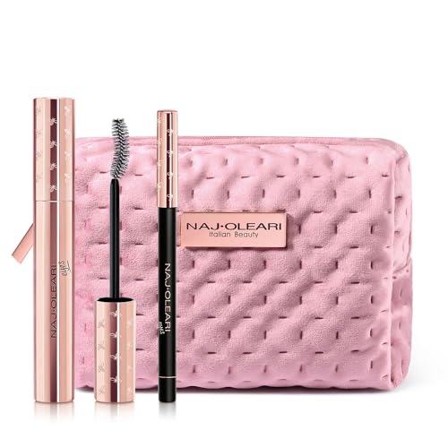 Naj Oleari Essential Eyes Kit Marvelous Curl Mascara 13 Ml + Deep Eye Kajal 1,43 G + Pochette von Naj Oleari