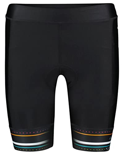 Nakamura Damen Degna II Fahrrad-Hose, Black/Multicolor, 42 von Nakamura