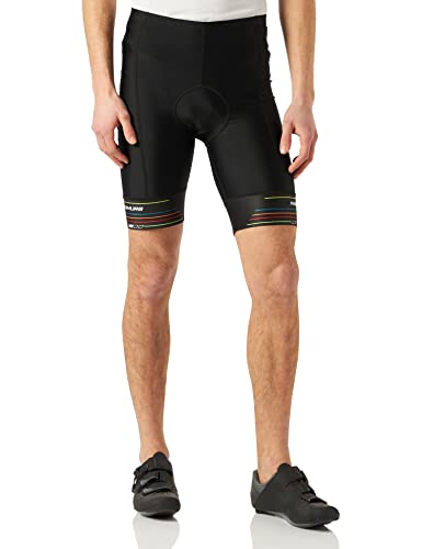 Nakamura Herren Denno II Fahrrad-Hose, Black/Multicolor, M von Nakamura