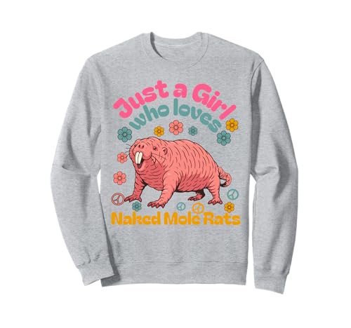 Nur EIN Mädchen, das Naked Mole Rat Lover Sand Puppy liebt Sweatshirt von Naked Mole Rat Sand Puppy