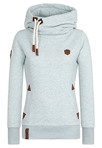 Naketano Damen Kapuzenpullover , Nasty Mint Melange, L von Naketano