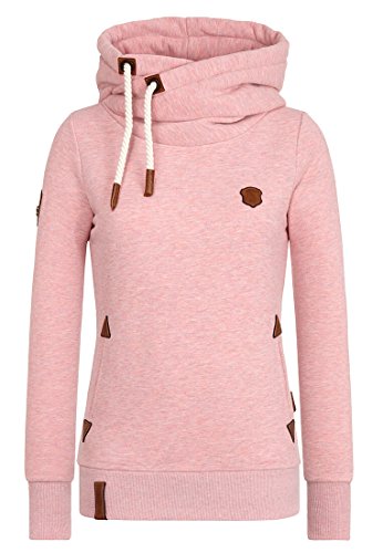 Naketano Damen Kapuzenpullover , Schmutzmuschi Pink Melange, X-Small von Naketano