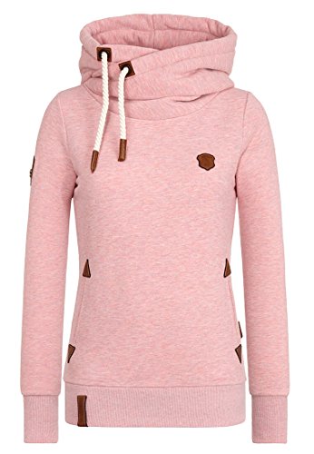 Naketano Damen Kapuzenpullover , Schmutzmuschi Pink Melange, XX-Large von Naketano