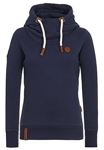 Naketano Damen Kapuzenpullover Schmierlappen Hoodie M dark blue von Naketano