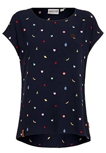 Naketano Damen Shortsleeve T-Shirt, Don't Stop Stanzi Now, Farbe: Fruits I, Gr. XS von Naketano