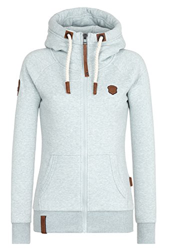 Naketano Damen Sweatjacke, nasty mint melange, M von Naketano