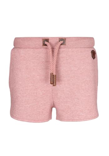 Naketano Damen Sweatshorts Truly Glorious, Farbe:pink-Melange, Größe:L von Naketano