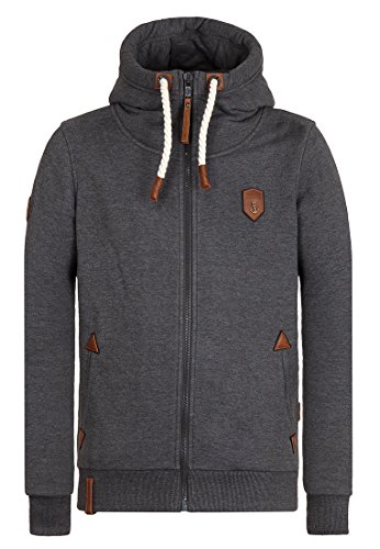 Naketano Herren Kapuzenjacke Schwarzkopf Kapuzenjacke anthracite melange XX-Large Naketano Herren Kapuzenjacke Schwarzkopf Kapuzenjacke anthracite melange XX-Large von Naketano