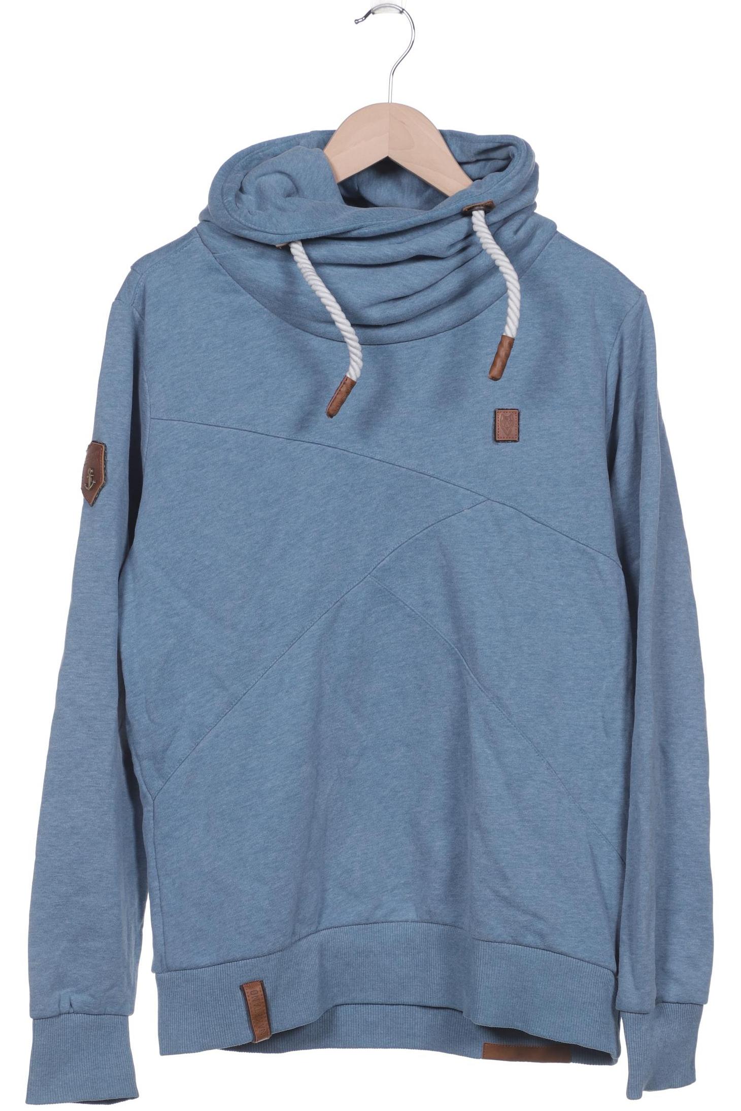 Naketano Herren Kapuzenpullover, blau von Naketano