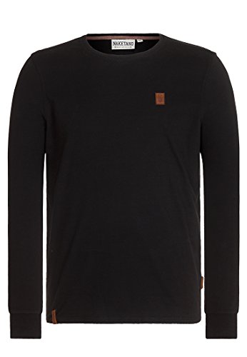 Naketano Herren Longsleeve, Black, Small von Naketano