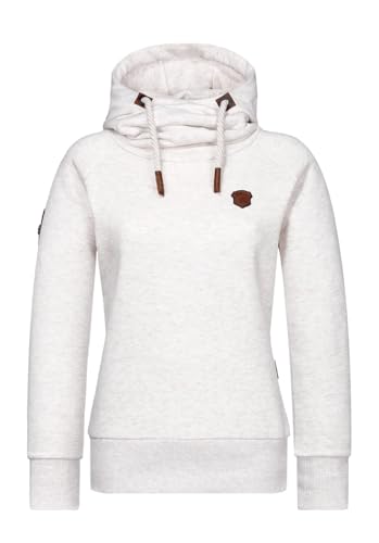 Naketano Mandy Spezial Women Hoody Kapuzenpullover (DE/NL/SE/PL, Alphanumerisch, L, Regular, Regular, Oma Melange) von Naketano