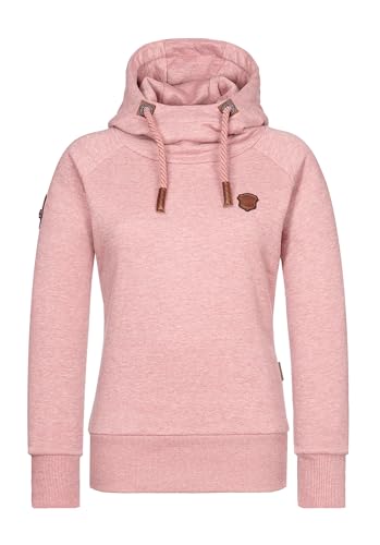 Naketano Mandy Spezial Women Hoody Kapuzenpullover (DE/NL/SE/PL, Alphanumerisch, XS, Regular, Regular, Pink Melange) von Naketano