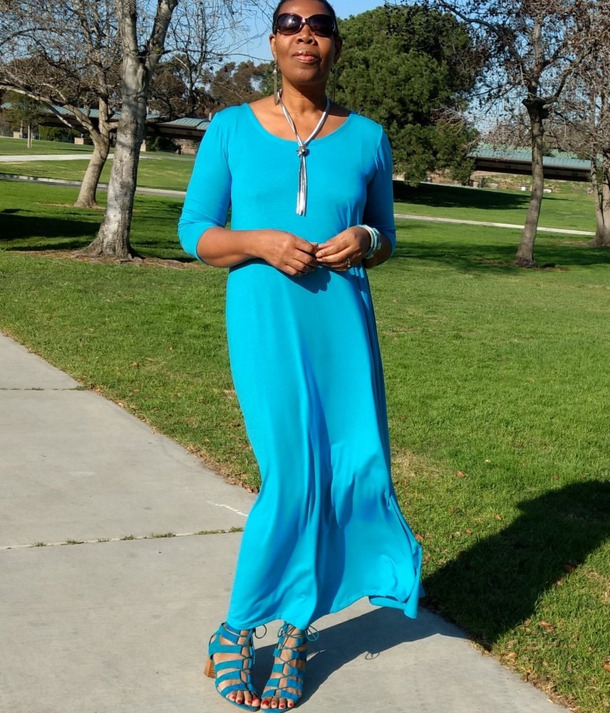 strickkleid Mit Dreiviertelärmeln, U-Ausschnitt ~ Xl von Nakidbird