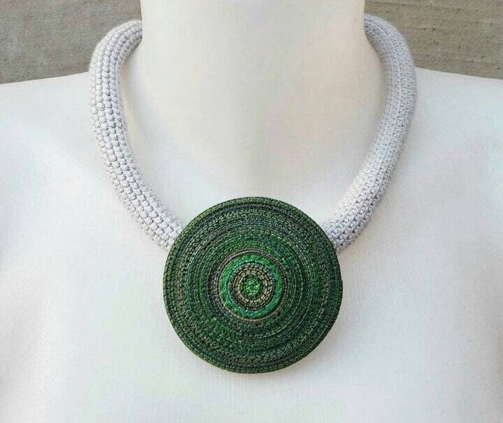 Polymer Clay Anhänger, Handgemachter Schmuck, Boho Anhänger Aus Fimo, Schmuck von NakitM