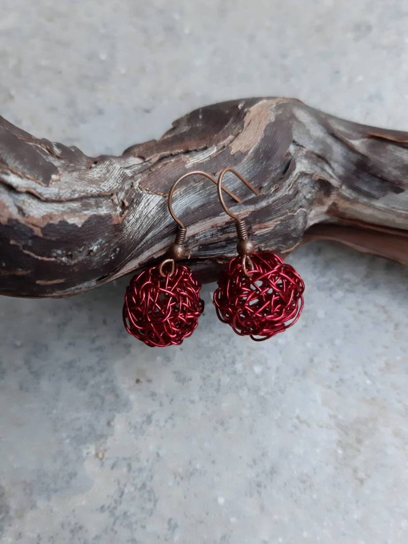 Leidenschaft, Draht Gewickelt, Ohrringe, Handgemachten Schmuck, Kunst Geschenk Für Sie Leidenschaft, Draht Gewickelt, Ohrringe, Handgemachten Schmuck, Kunst Geschenk Für Sie von NakitUp