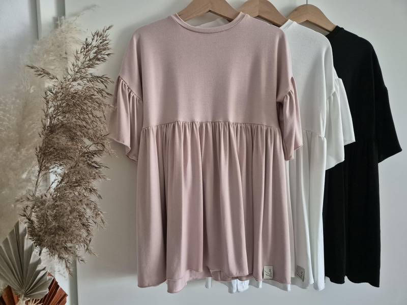 Lockeres, Weich Fallendes Oversized Kleid Aus Bambusjersey Lockeres, Weich Fallendes Oversized Kleid Aus Bambusjersey von NalaKiddo