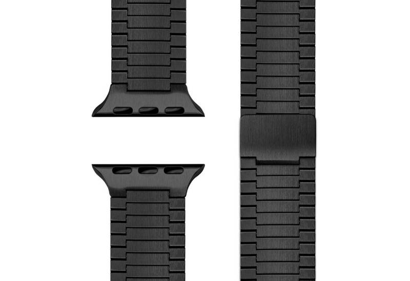 Nalia Smartwatch-Armband Apple Watch 38mm/40/41/42(Serie 10), Edles Edelstahl Ersatzarmband / für Sport Uhr / Magnetisch & Rostfrei von Nalia