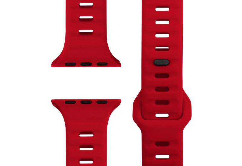 Nalia Smartwatch-Armband Apple Watch 38mm/40/41/42(Serie 10), Silikon Ersatzarmband / für Sport Fitness Uhr / Wasserbeständig von Nalia