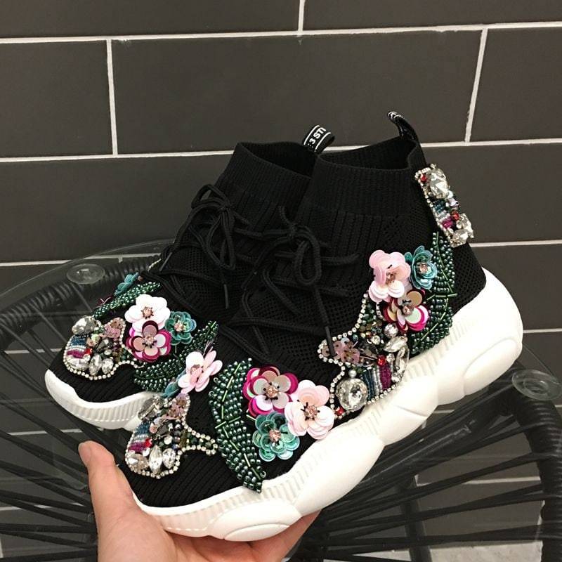 Maßgeschneiderte Rhein-Und Edelstein-Sneakers von NaliaEve