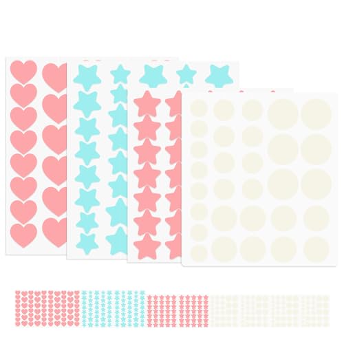342 Stück Pickel Pflaster, Cute Pickel Patch für Gesicht, Acne Patch Pimple Patches Mit Pflanzenextrakte, Wasserdichte Atmungsaktive Pickel absorbierendes Pflaster für alle Hauttypen von Nalikosty