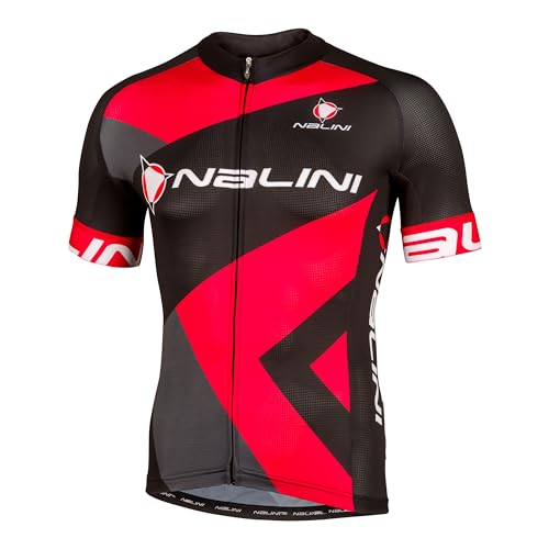 NALINI 02865301100C553.10 Borgo Herren T-Shirt SCHWARZ/KEIMROT/GRAU M von Nalini