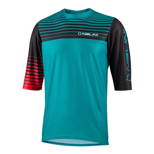 NALINI 03104501100C000.10 New Hill Herren T-Shirt WASSERGRÜN/SCHWARZ M von Nalini