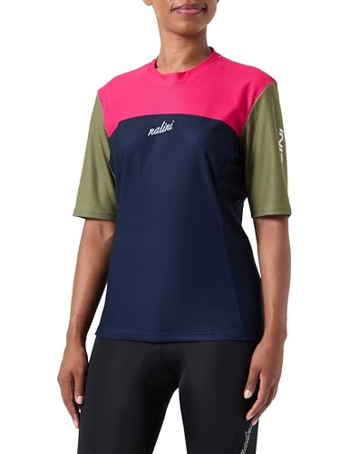 Nalini Damen New MTB Lady T-Shirt, Blau/Fuchsia, XX-Large von Nalini