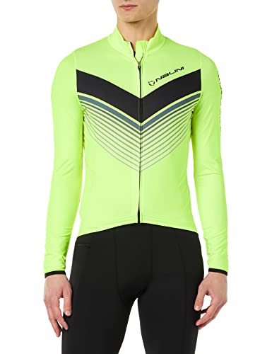 NALINI Men's LS FIT Sweatshirt, Fluo gelb, Medium von NALINI