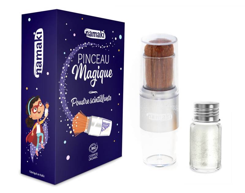 Namaki Puder Verleihe deinem Look funkelnde Magie mit schimmerndem Glitzerpuder, Bringe strahlenden Glanz auf Haut und Haar mit feinem Goldschimmer von Namaki