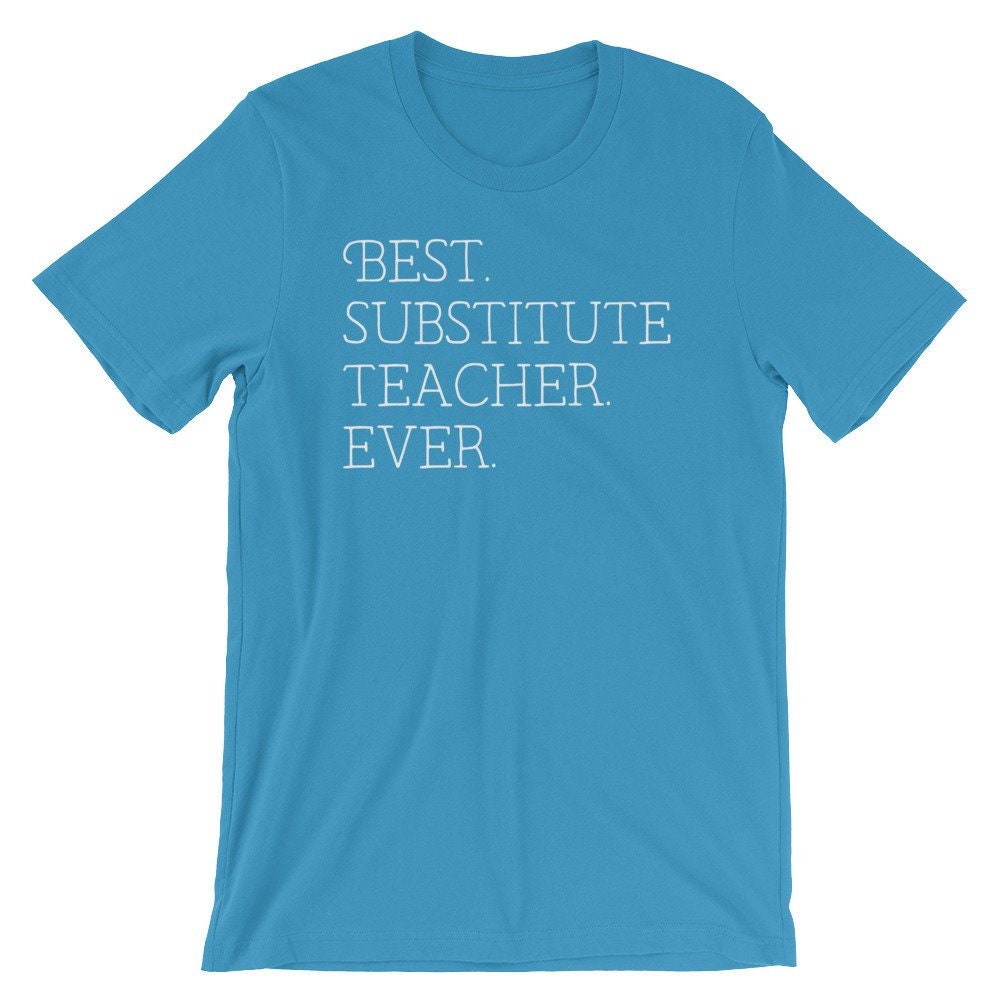 Best Substitute Teacher Ever T-Shirt-Zeigen Sie Ihre Wertschätzung Mit Diesem Geschenktee-Short-Sleeve Unisex T-Shirt Best Substitute Teacher Ever T-Shirt-Zeigen Sie Ihre Wertschätzung Mit Diesem Geschenktee-Short-Sleeve Unisex T-Shirt von NamasteMFG