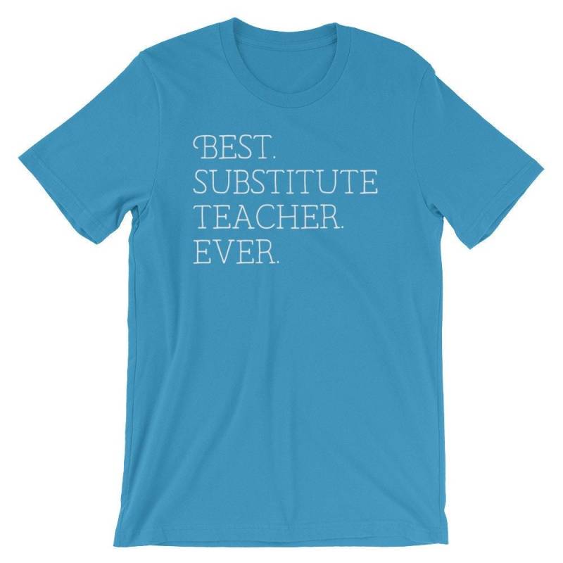 Best Substitute Teacher Ever T-Shirt-Zeigen Sie Ihre Wertschätzung Mit Diesem Geschenktee-Short-Sleeve Unisex T-Shirt Best Substitute Teacher Ever T-Shirt-Zeigen Sie Ihre Wertschätzung Mit Diesem Geschenktee-Short-Sleeve Unisex T-Shirt von NamasteMFG