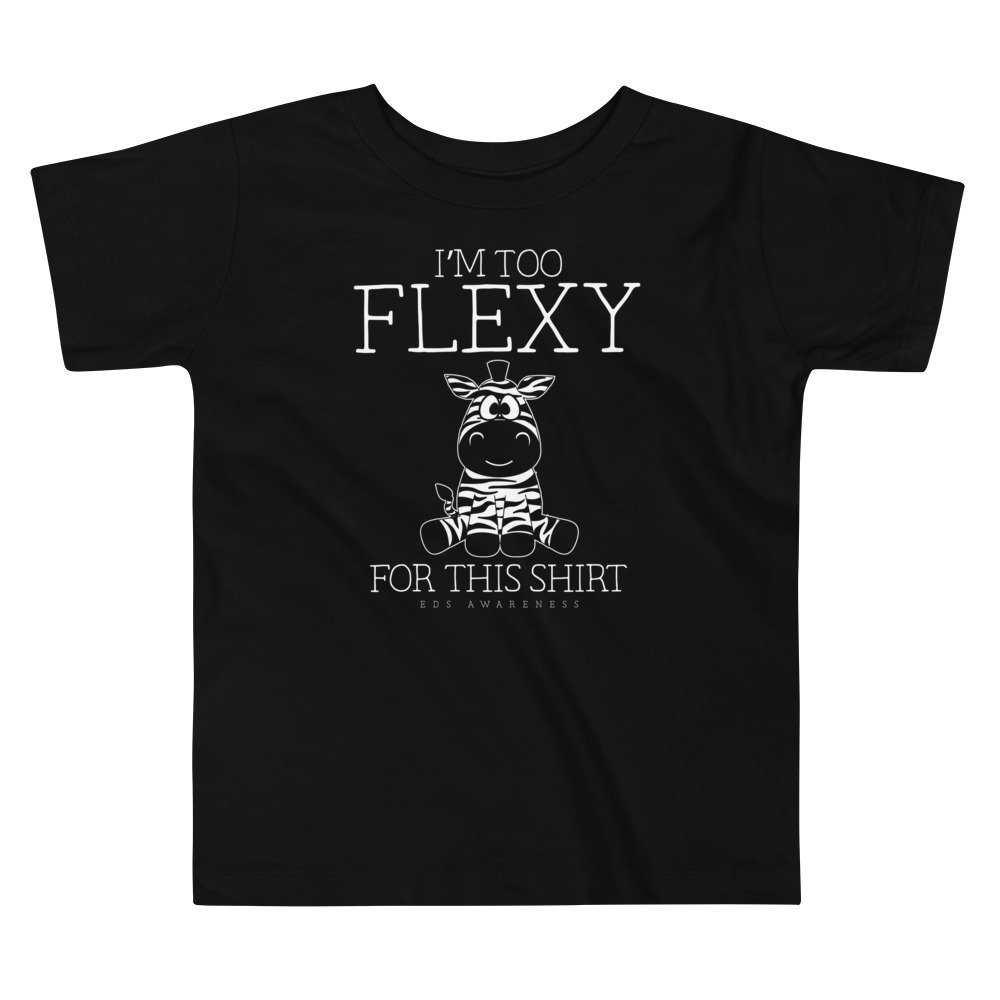 Flexy Zebra Kleinkind T-Shirt - Eds Awareness Ehlers-Danlos Krieger Flexy Zebra Kleinkind T-Shirt - Eds Awareness Ehlers-Danlos Krieger von NamasteMFG