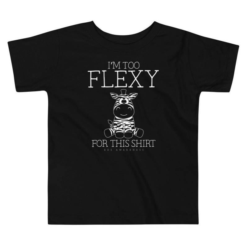 Flexy Zebra Kleinkind T-Shirt - Eds Awareness Ehlers-Danlos Krieger Flexy Zebra Kleinkind T-Shirt - Eds Awareness Ehlers-Danlos Krieger von NamasteMFG