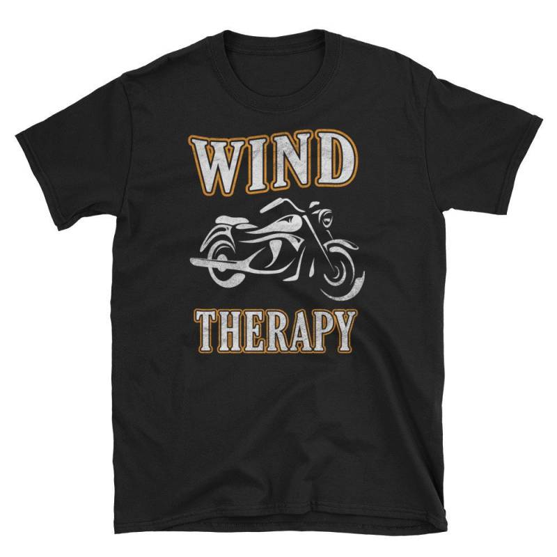 Wind Therapie Motorrad T-Shirt Unisex Cotton Rider T-Shirt von NamasteMFG