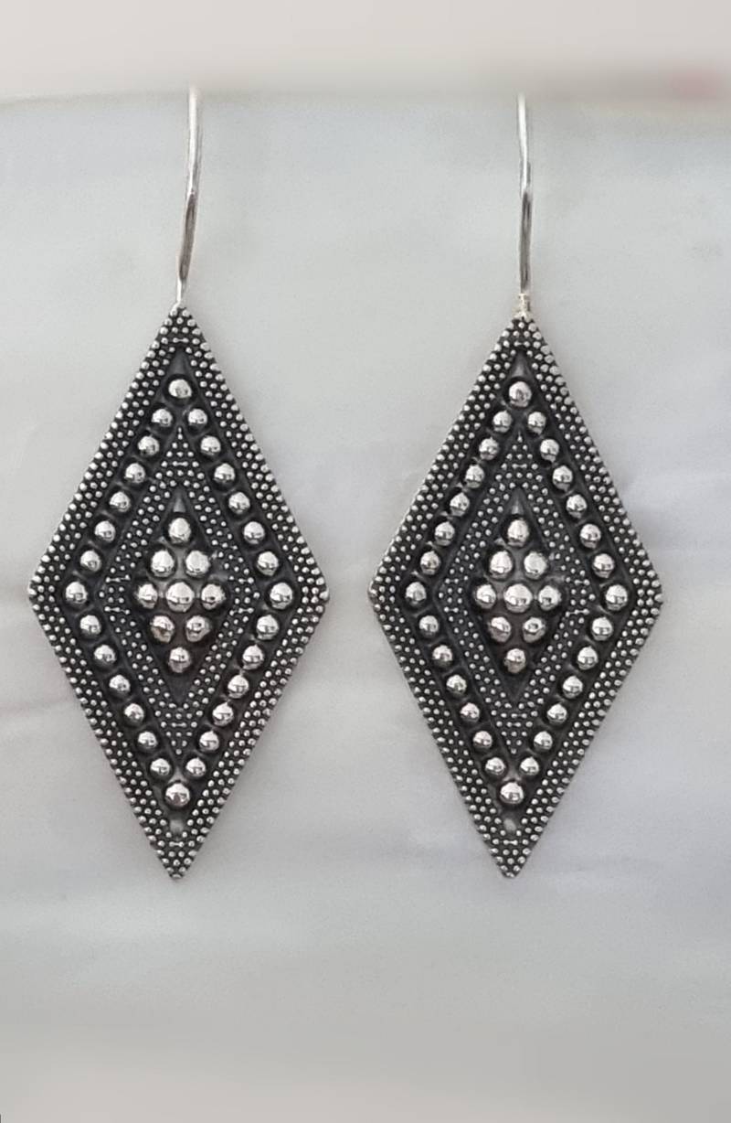 925 Silber Damen Ohrringe Hängeohrringe 5, 2cm Lang von NamasteSilber