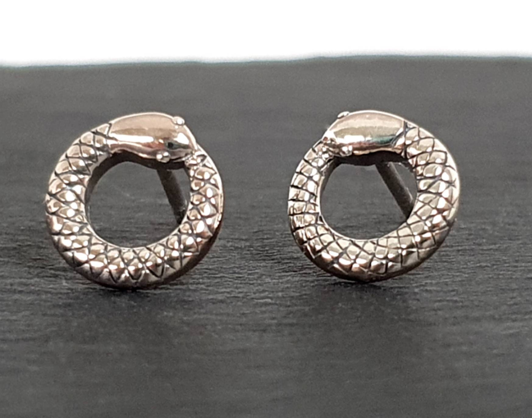 925Er Silber Ohrringe, Schlange Ohrstecker, Sterling von NamasteSilber