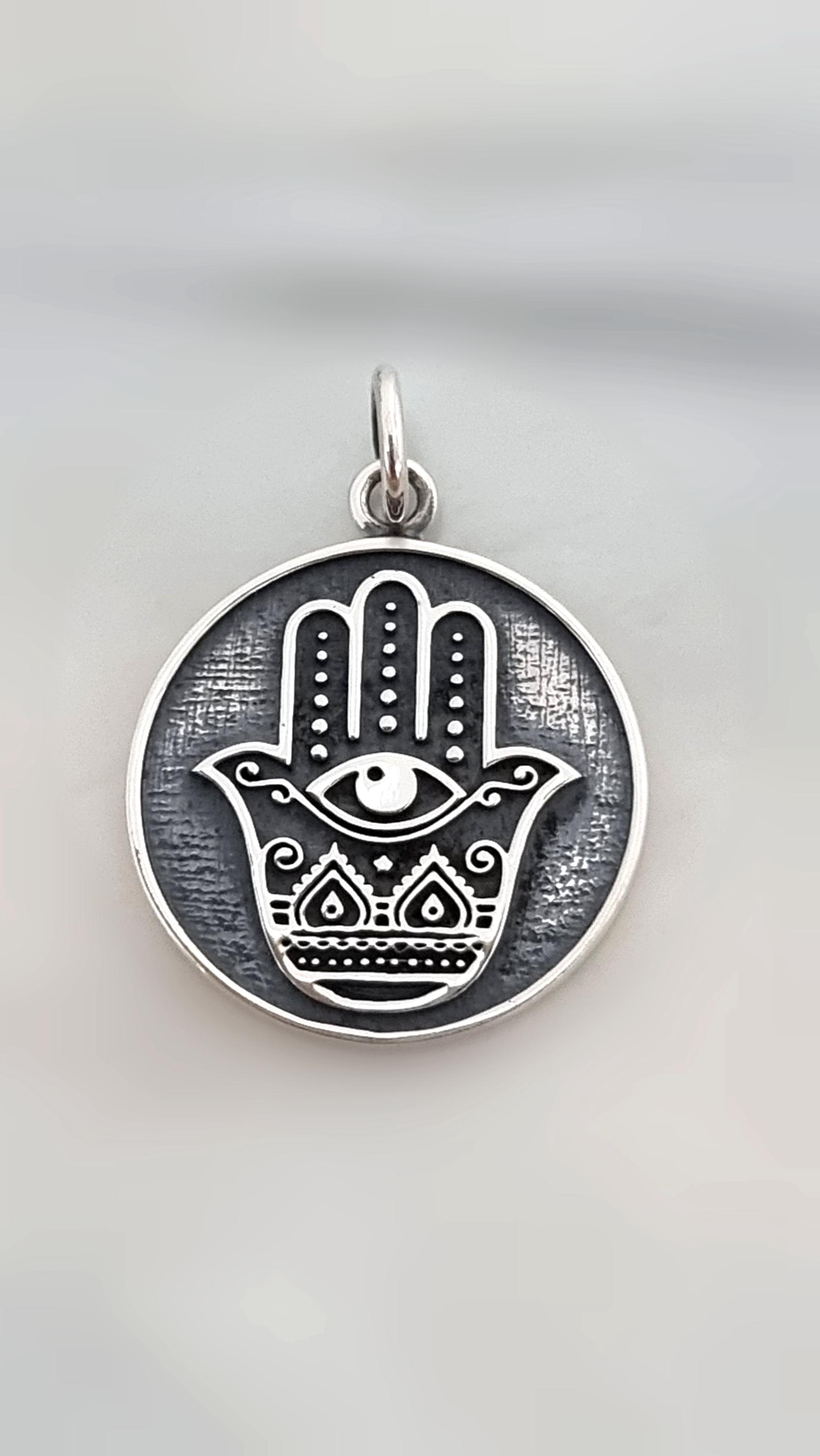 Kettenanhänger Silber, Anhänger Sterling Silber 925, Yoga Halskette von NamasteSilber