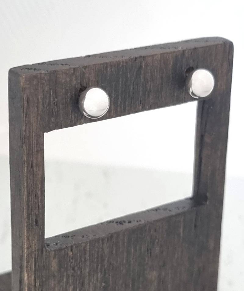 Kugel Ohrringe, Ohrstecker Sterling Silber 925, Kugelohrstecker, Minimalistisch von NamasteSilber